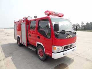 江淮2吨水罐消防车