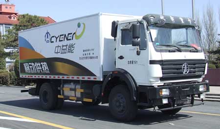 北方奔驰移动蓄能供热车
