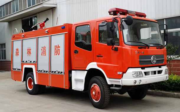 东风天锦四驱森林消防车